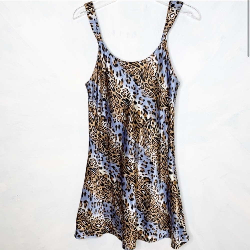 Ashley Stewart Intimates Animal Print Slip Dress